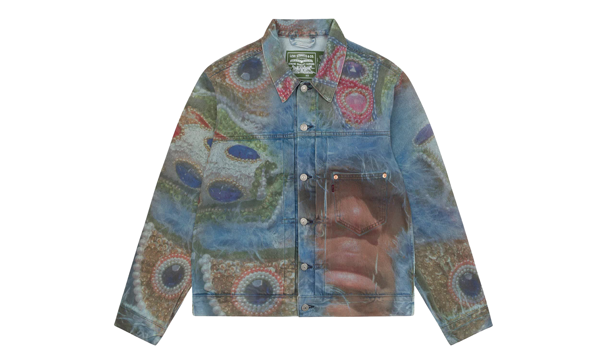 Big Chief Demond Type-1 Jean Jacket "Multicolor" DT396