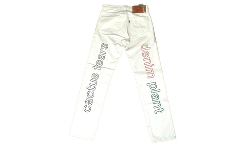 Cactus Plant Flea Market 4th of July Denim Jeans "White" DT320